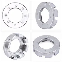 Велосипедный спорт 8-отверстие спицевой ключ Сталь проволочный ключ обода гаечный ключ тон ключ, дюймовый стандарт серии круглый резец