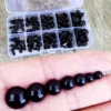 100pcs 8/10/12/14mm Plastic Safety Eyes For Toys Diy Mix Size Crochet Animal Eye For Doll toys amigurumi Accessories 1