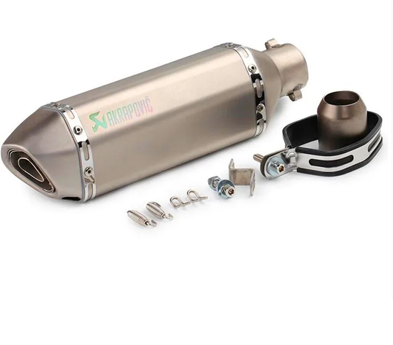 51 мм Универсальный Akrapovic мотоцикл выхлопной глушитель выхлопных газов для FZ1 R6 R15 R3 ZX6R ZX10 Z900 1000 CBR1000 GSXR1000 650 K7 K8 K11