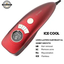 Профессиональный Перманентный Эпилятор IPL машина ледяное лазерное удаление волос Электрический эпилятор перманентное бикини тело подмышек