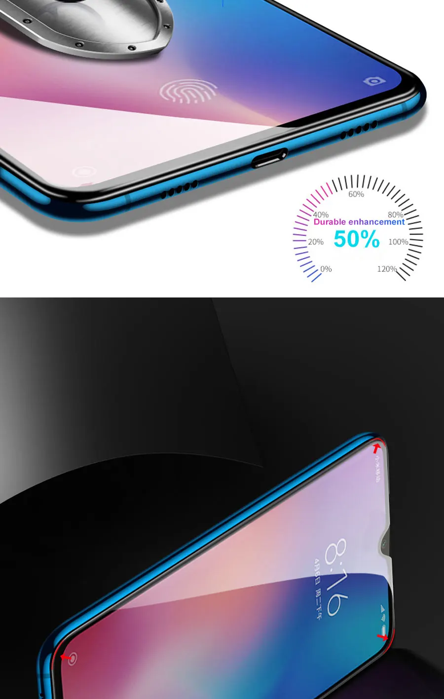 3D полное покрытие Защитное стекло для Xiaomi mi 8 9 SE lite 9T Pro закаленное протектор экрана на mi 6X A2 A3 Lite Pocophone F1 стекло