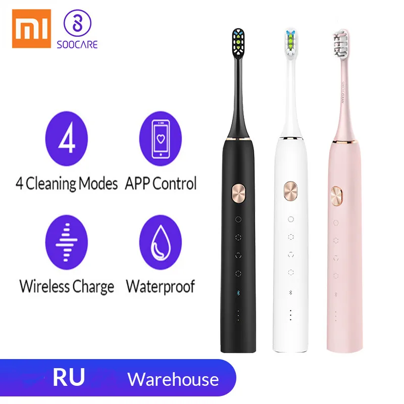 Najtaniej 11 szczoteczka elektryczna Soocas X3 Mi Home Soocare wodoodporna usb szybki soniczna szczoteczka do zębów na akumulator z pilotem