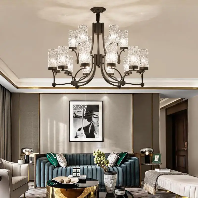 Современная винтажная Люстра для гостиной лампа в античном стиле столовой