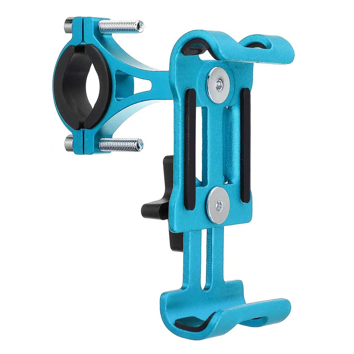 Rotatable Blue Держатель для телефона для велосипеда, мотоцикла, Алюминиевый зажим для телефона Xiaomi, Электрический скутер, крепление на руль, кронштейн для коляски - Цвет: Rotatable Blue