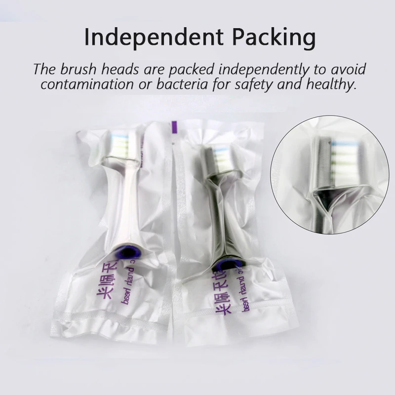20Pcs Replaceable Toothbrush Heads Compatible With xiaomi SOOCARE X1 X3 X5 Sonic Electric Tooth Brush Nozzles Vacuum Package