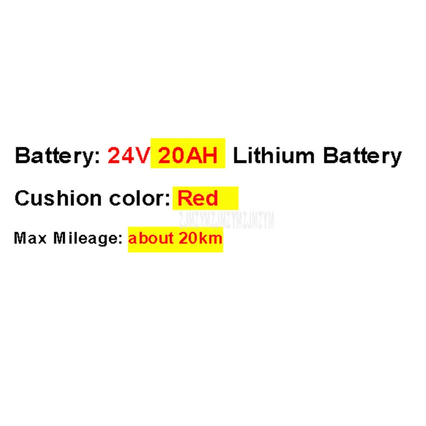 24V 20AH Red Складная коляска с электроприводом из углеродистой стали мотороллер для людей с особыми потребностями для пожилых людей, людей с инвалидностью 12AH/20AH литиевая батарея 201D - Цвет: 24V 20AH Red