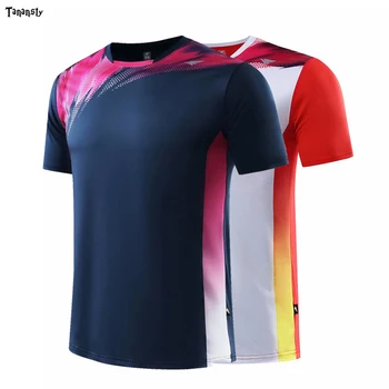 

Men's Badminton Shirts Ladies Running training T- shirt men women Tennis Shirt Youth jogging sport Kits Table Tennis sportswear