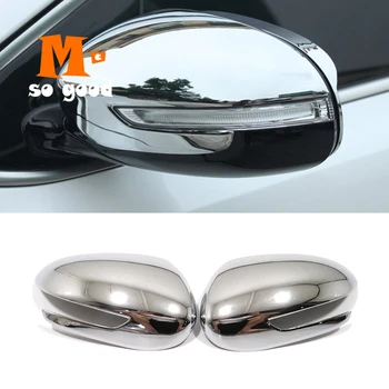 

For Kia Sportage QL 2017 2018 Chrome Side Door Mirror Cover Rear View Trim Cap Overlay Molding Garnish Decoration Car Styling