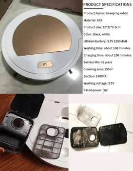 

USB Rechargeable Electric Wireless Sweep Robot Automatic Robot Vacuum Cleaner Household Cleaning Mop the Floor
