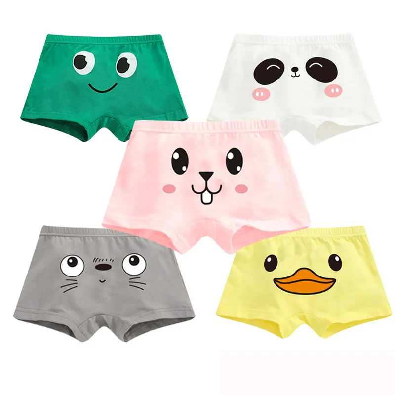 

5pcs/lot Baby Children Shorts Pure Cotton Underpants Cartoon Comfortable Ventilation Soft Pretty Underpants Kids Panties Panty