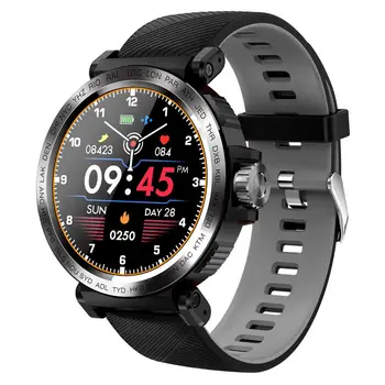 

S18 Smartwatch Full Touch Heart Rate Blood Pressure Sleep Monitoring Call Information Alert Smart Watch Waterproof Remote Camera