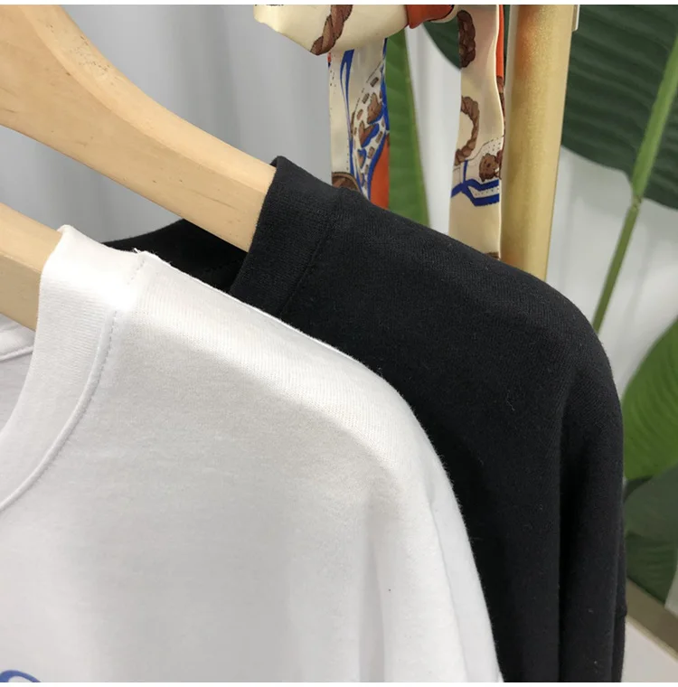 Spring Women's Long Sleeve Streetwear Cotton Tee