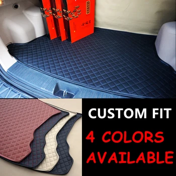 

SJ Custom Fit Waterproof Car Trunk Mat Tail Boot Tray Liner Cargo Pad For MAZDA 3 2011-2013 Axela Sedan Hatchback 2014 15-2019