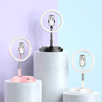 

Dimmable Foldable LED Selfie Fill-in Light 66in + Phone Holder Makeup Video Studio LED Ring Light for YouTube Tiktok Live Stream