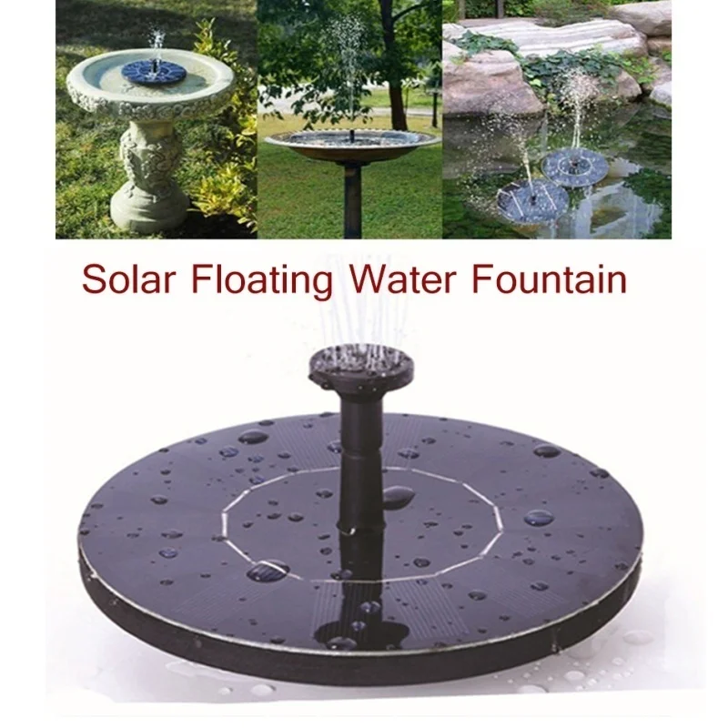 200L/h Mini Solar Power Water Fountain Garden Pool Pond Decor Outdoor Bird Bath Panel Floating Pump |