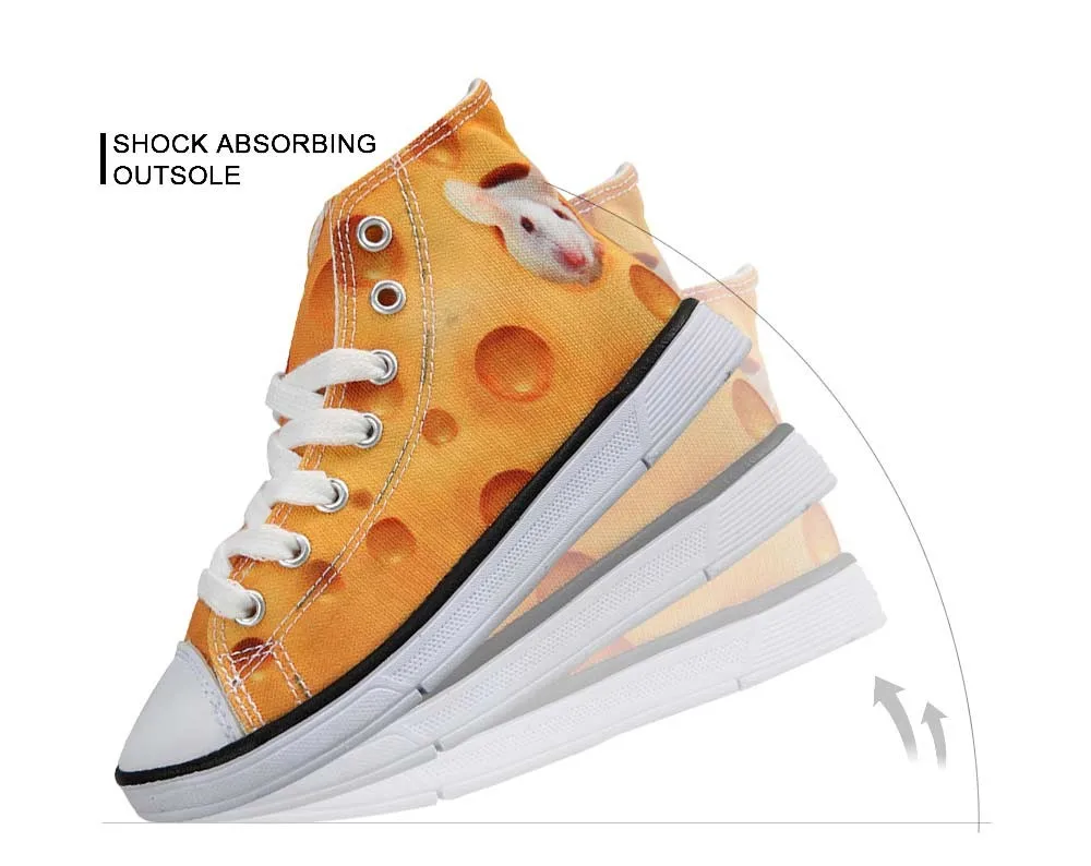 THIKIN 2020 Children Running Shoes for Kids Boys Cool PUBG Game Sports Black Sneakers High Top Canv