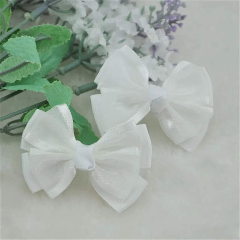 10pcs U pick Grosgrain /Stain Ribbon Bows DIY Appliques Wedding Craft Gift B066