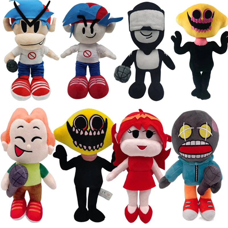 8styles New Friday Night Funkin Plush Toy Boyfriend Whitty Spooky Month Skid And Pump Monster Lemon Demon Stuffed Plush Toy Doll Movies Tv Aliexpress