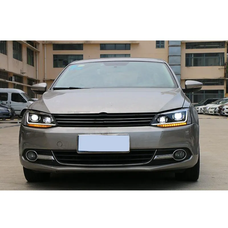 VLAND завод для автомобильных фар для JETTAS Mk6 или Sagitar светодиодный головной свет 2011 и поворотный свет с движущимся сигналом