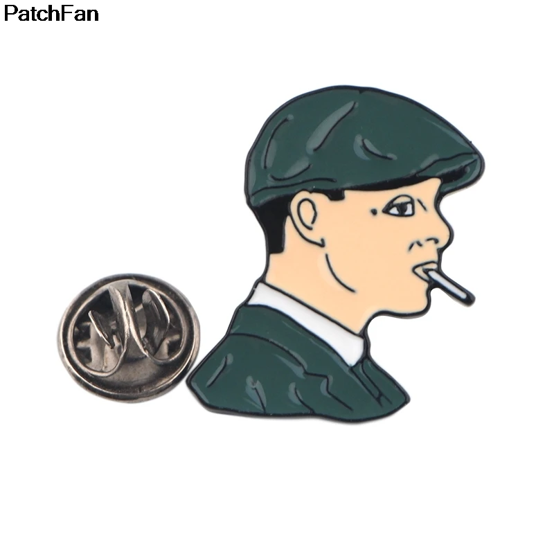 20 шт./лот A2614 Patchfan Peaky BLINDER Броши Булавки кулон значки украшенные ювелирные украшения знаки для рубашки рюкзак одежда сумки