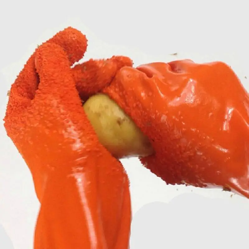 Перчатки для уборки картофеля Новые Креативные кухонные пилинг Фрукты DIY бытовые перчатки предотвращают аллергию