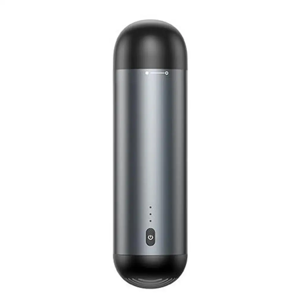 Black Space Capsule Wireless Vacuum Cleaner Mini Handheld Portable Car Dual-Use Vacuum Cleaner Car Vacuum Cleaner - Цвет: Black