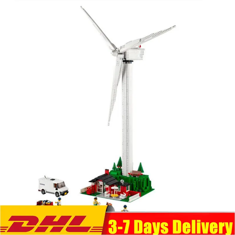 

IN Stock 37001 Creative Series 873Pcs Wind Turbine Model Sets Building Block Bricks Toys Boy Compatible Legoinglys 4999