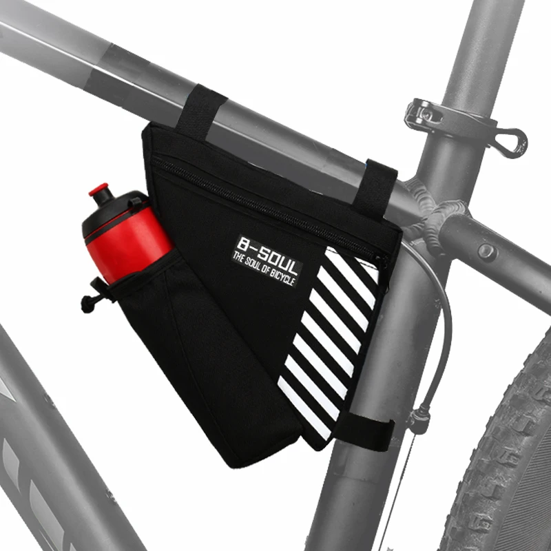 

BSOUL Bike Frame Bag Polyester Triangle Bicycle Bags Waterproof Saddle Bag Frame Pouch Hanging Cycling Bicycle Accessories