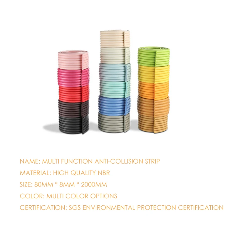 2M Baby Safety Protection Strip Table Desk Edge Guard Strip Corner Protector Furniture Corners Children Safety Foam Protection
