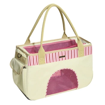 

Lightweight Mesh Window Pet Carrier Handbag Breathable Multifunctional Leisure Travel Carring Bag for Small Dogs and Cat