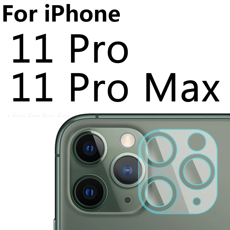 Для iPhone 11 Pro Max объектив камеры Защитная пленка для экрана для iPhone 11 Pro XS Max X XR 8 7 6 6S Plus задняя защитная пленка для объектива - Цвет: For iPhone 11 Pro