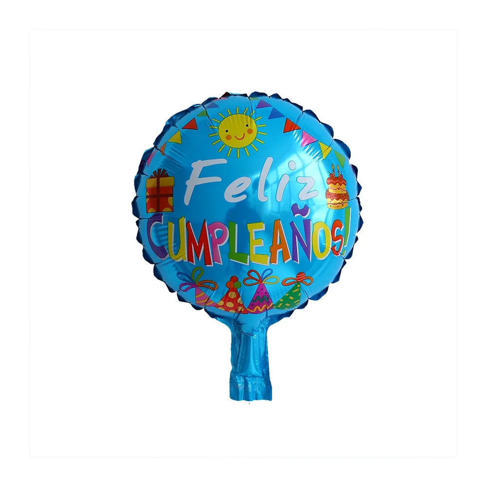 10pcs/lot 10inch Feliz Cumpleanos Spanish Happy Birthday Balloons Round Mylar Helium Balloon Happy Birthday Party Air Globos 10pcs/lot 10inch Feliz Cumpleanos Spanish Happy Birthday Balloons Round Mylar Helium Balloon Happy Birthday Party Air Globos