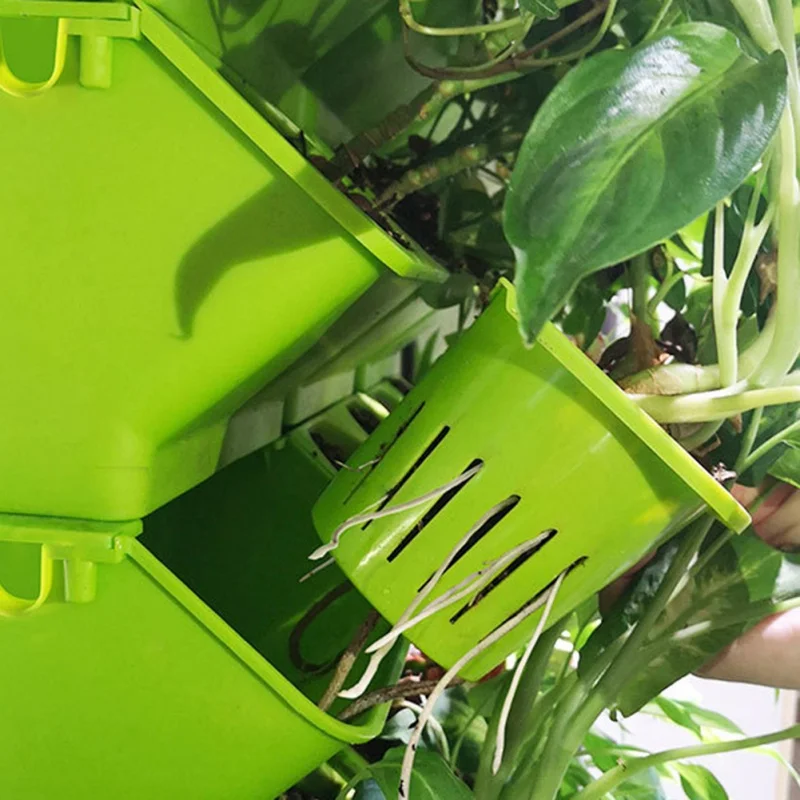 Modular Type Plant Wall Flower Pot Vertical Wall Hanging Green Flower Pot Garden Supplies