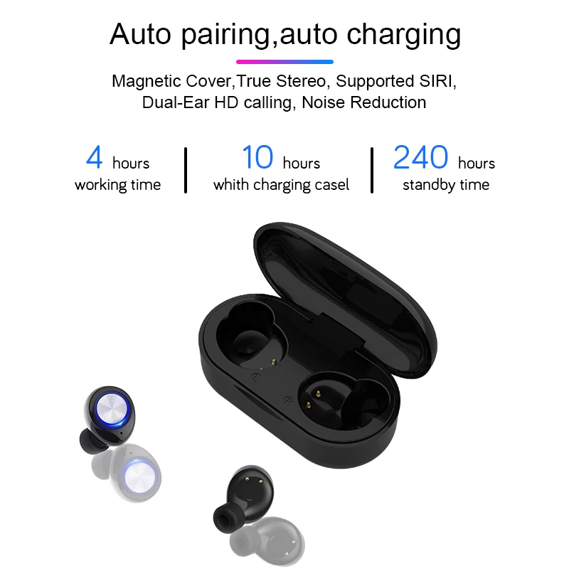 Беспроводные наушники, TWS, Bluetooth, наушники, громкая связь, вызов, Спорт, бег, стерео музыка, наушники для мобильного телефона, подарок для девочки