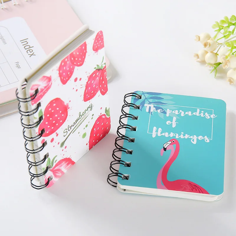 

Flamingo notebook Cat planner Kawaii sketchbook Cartoon bullet journal agenda 2020 caderno diary notebooks papelaria