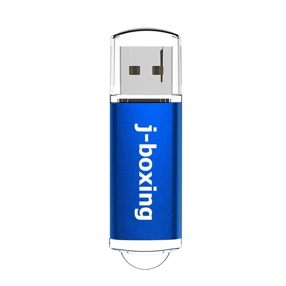 Drive para Desktop J-boxing Flash Memória Drive Retângulo 128 gb Vara Grande Capacidade Usb 2.0 Pen Macbook Tablet Azul - Imagem 3