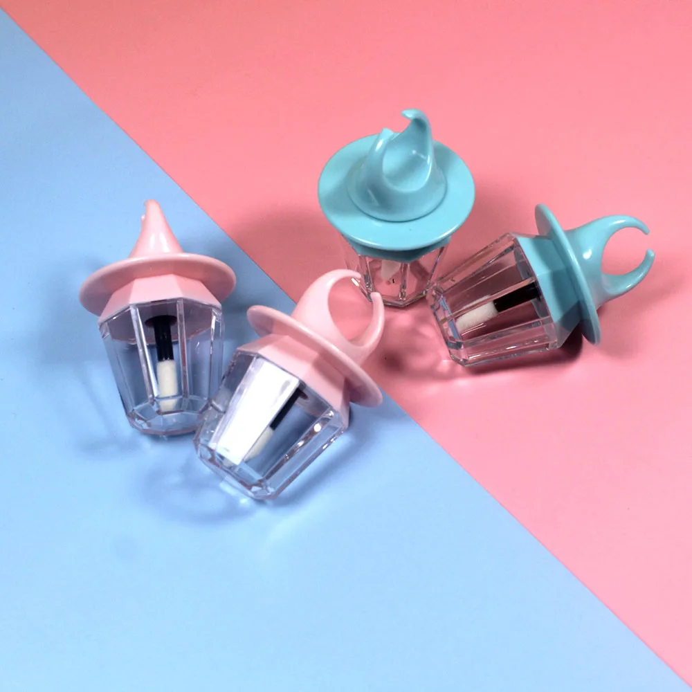 참신한  병 립글로스 튜브 50 개 8ml, 핑크 블루 화장품 플라스틱 립글로스 빈 포장 용기