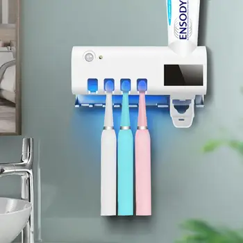 

UV-C Germicidal lamp UV Sterilizer / Antibacteria Ultraviolet Toothbrush Sterilizer / UVC Automatic Toothpaste Dispenser