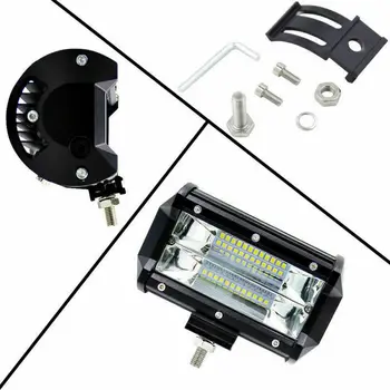 

180° LED Spotlights Parts 2pcs Conversion Car Cool White 150M Replacement