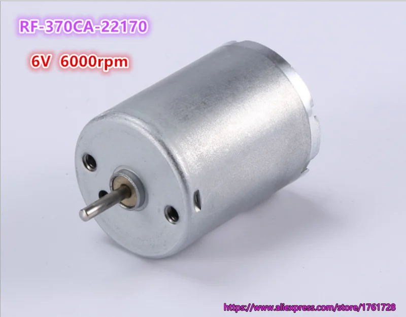 Новый двигатель 24 4*30 8 мм DC6V 6000 об/мин модель самолета RF-370CA-22170 370 постоянного тока ~