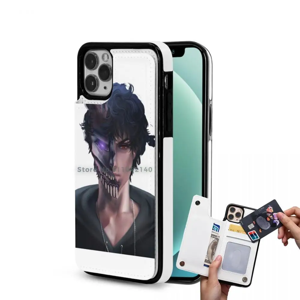 Кожаный чехол-бумажник для Iphone 12 11 Pro Max Mini Xs Xr 7 8 Plus | Мобильные телефоны и