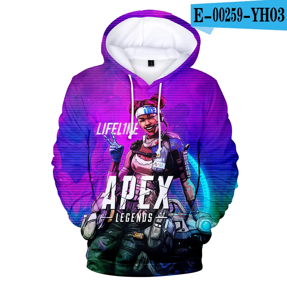 As Picture Aikooki Apex Legends толстовки для мужчин/женщин толстовки с капюшоном для мальчиков/девочек весна загрязнители Горячая игра Apex Legends Толстовка 3D крутой дизайн - Цвет: As Picture