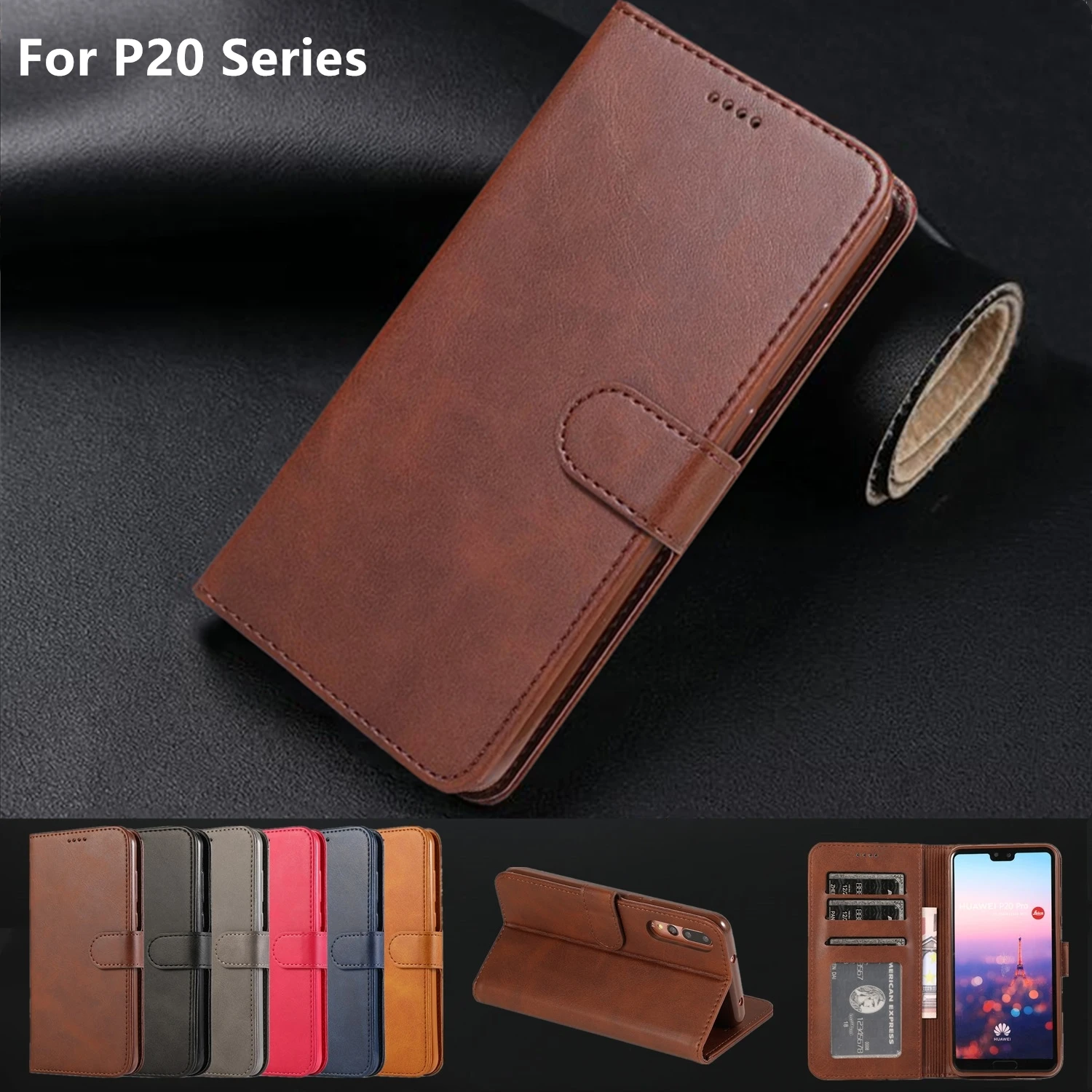 Для Huawei P20 Pro Etui Coque чехол для Lite 2019 Nova 3E 3i 3 Роскошный Ретро кожаный с откидной