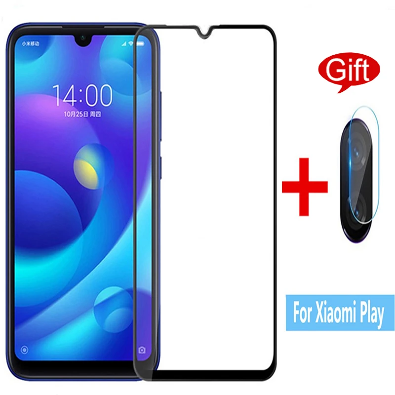Защитное стекло для Xiaomi Mi Play 2 1 шт. защита экрана с полным покрытием закаленное