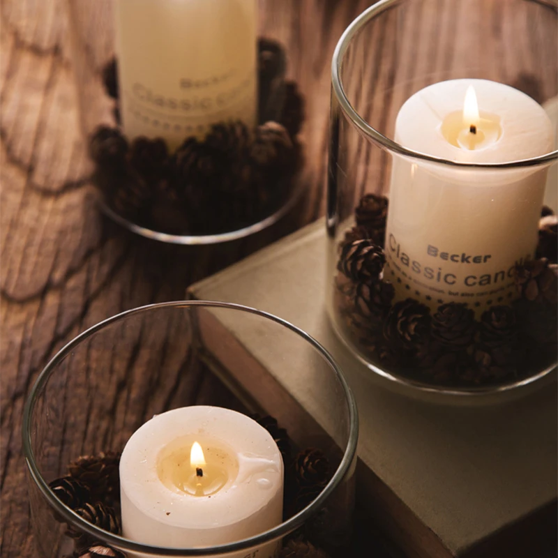 Dia 8cm Clear Glass Votive Candle Holder Cup Tealight Candle Holders For Weddings Parties And Home Decor candle holders