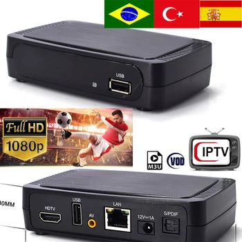 

iBRAVEBOX M258 IPTV Receiver Satellite Internet Digital Set Top Box IPTV Receiver Decoder Full HD 1080P 4K TV Box with USBWifi