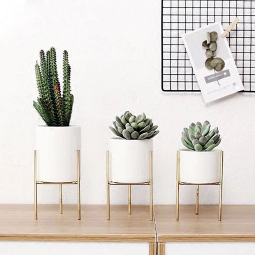 1 комплект в скандинавском стиле керамическая железная художественная ваза