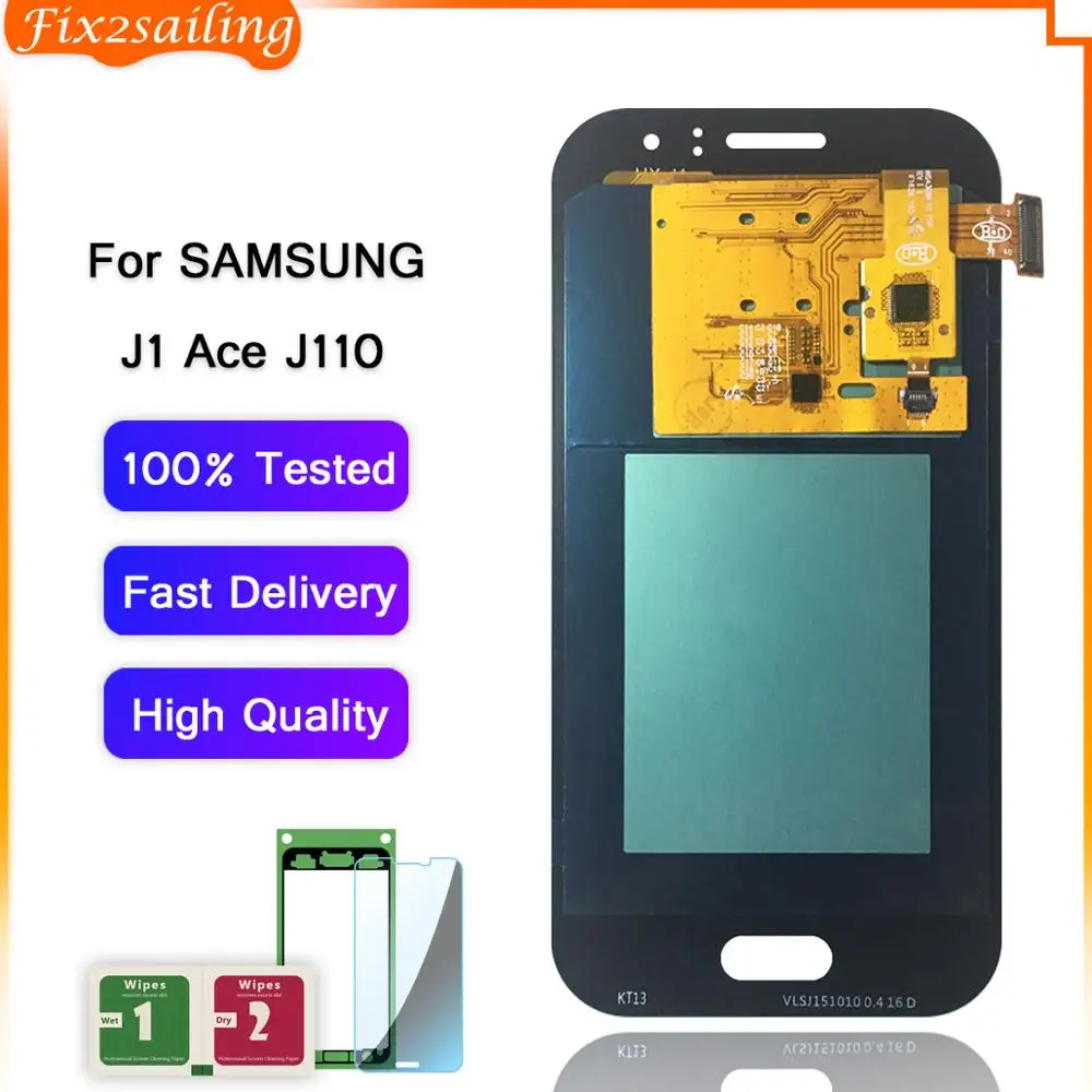 ЖК-дисплей Super AMOLED для Samsung Galaxy J1 Ace J110 SM-J110F J110H J110FM с сенсорным экраном и