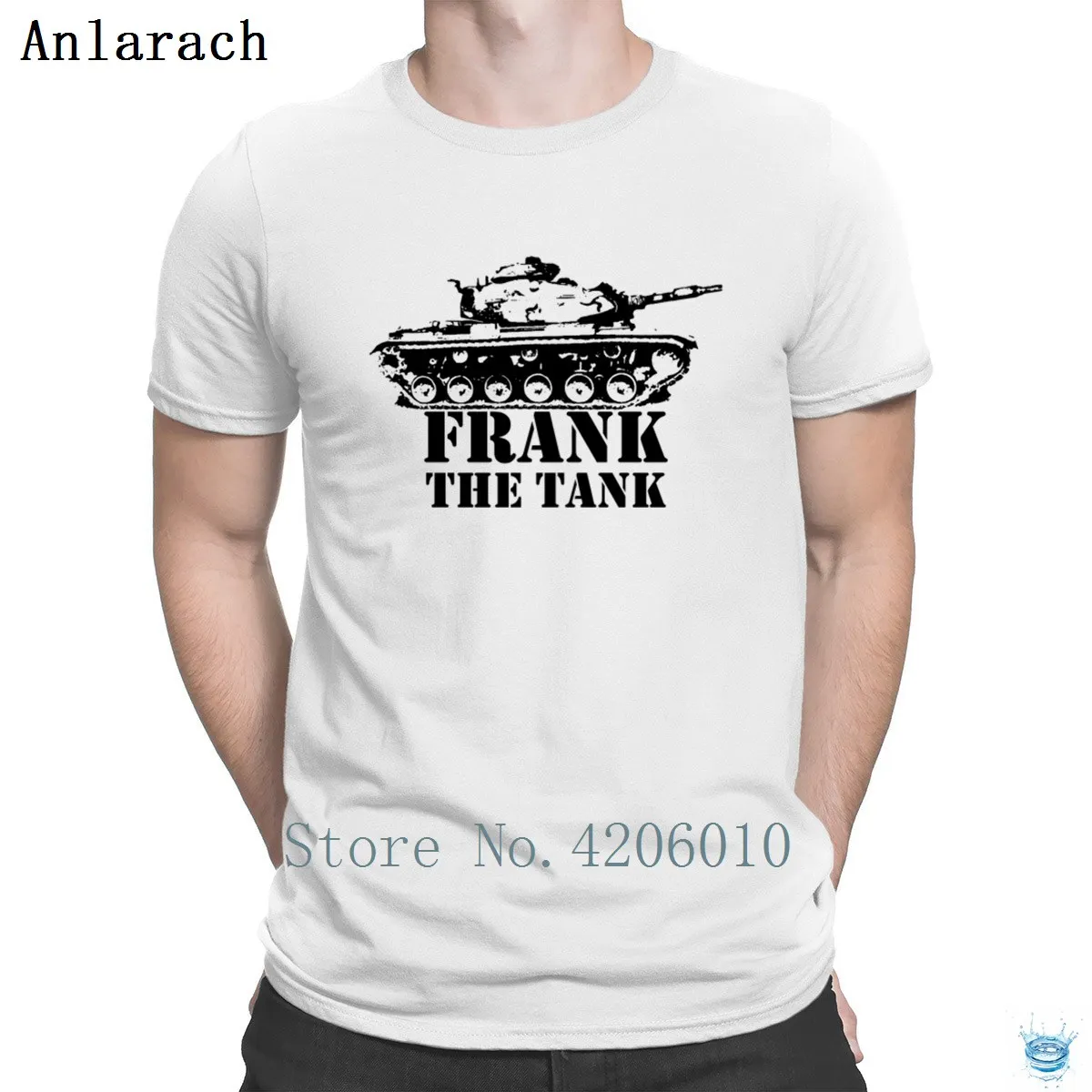 Frank The Tank футболка дизайнер веб-сайт Мужская футболка хип-хоп Топ наряд весна осень Anlarach хлопок