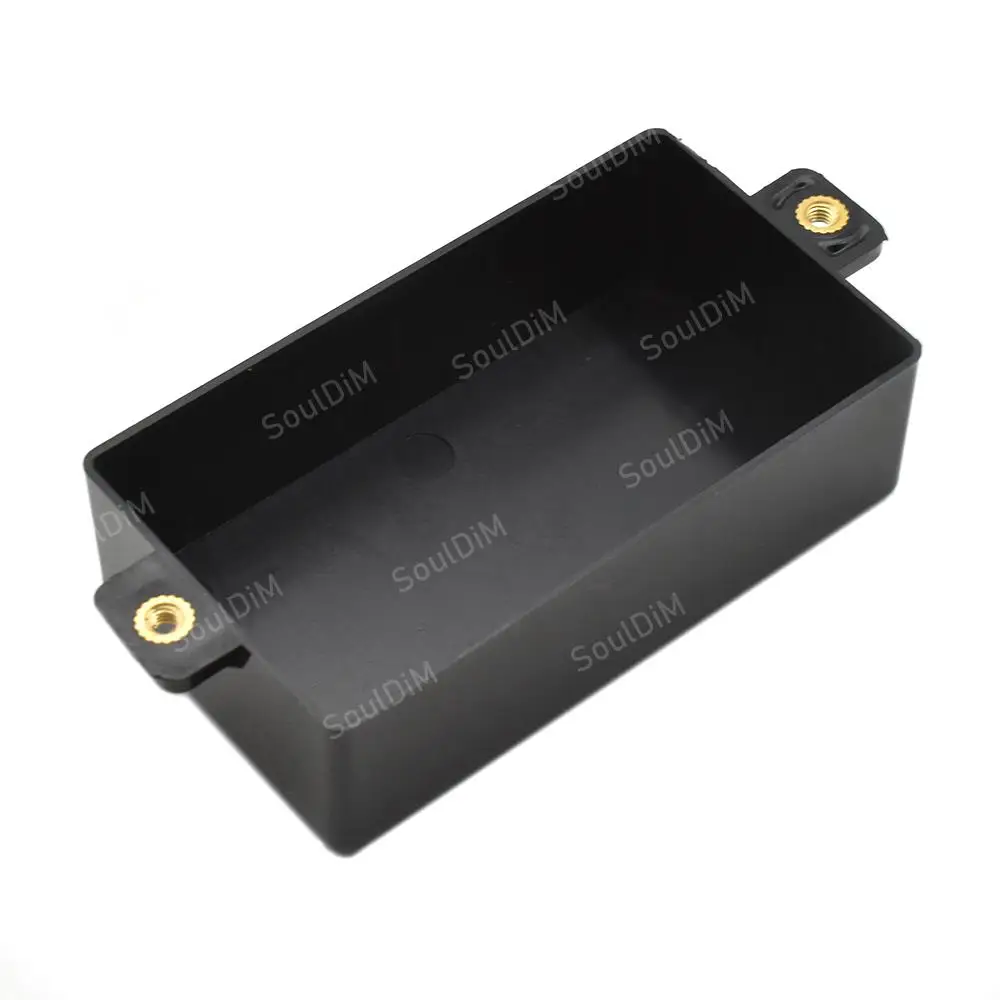 Geschlossen Humbucker Pickup Abdeckungen Weiß 2Pcs W / Screw Hole Für